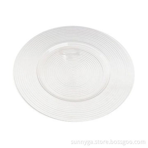 Clear Glass Plate for Fruits/Foods/Candies